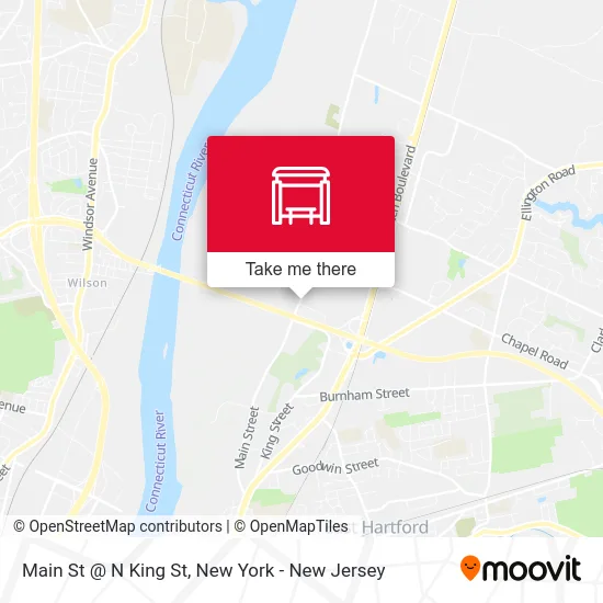 Main St @ N King St map