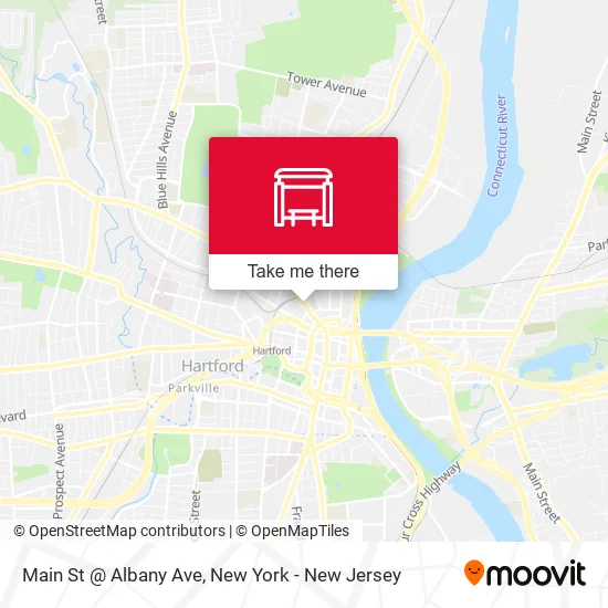 Main St @ Albany Ave map