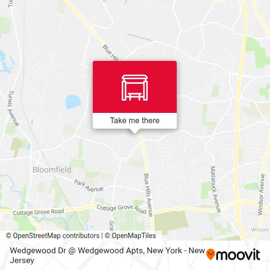 Wedgewood Dr @ Wedgewood Apts map