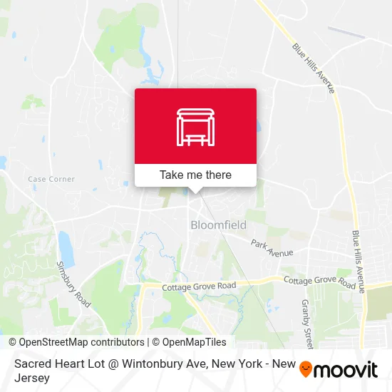 Sacred Heart Lot @ Wintonbury Ave map