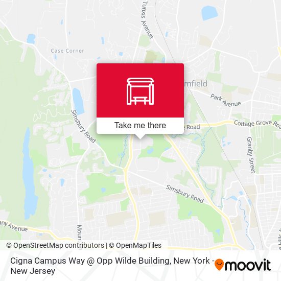 Mapa de Cigna Campus Way @ Opp Wilde Building