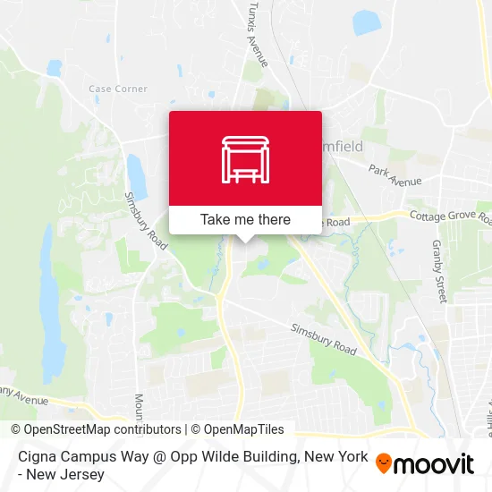 Cigna Campus Way @ Opp Wilde Building map