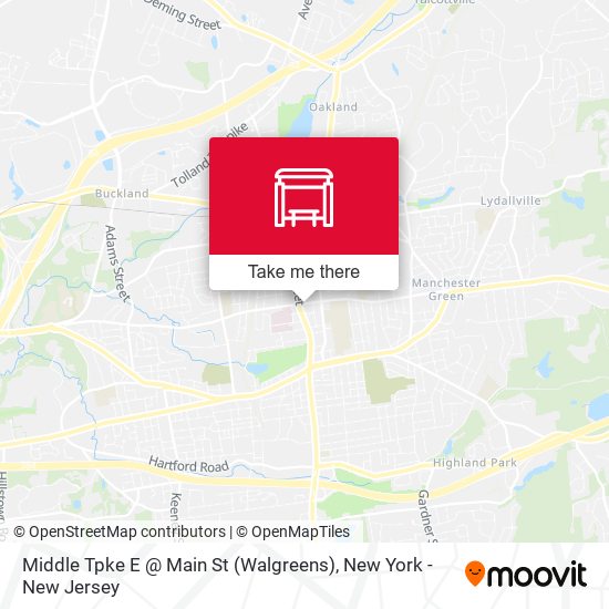 Middle Tpke E @ Main St (Walgreens) map