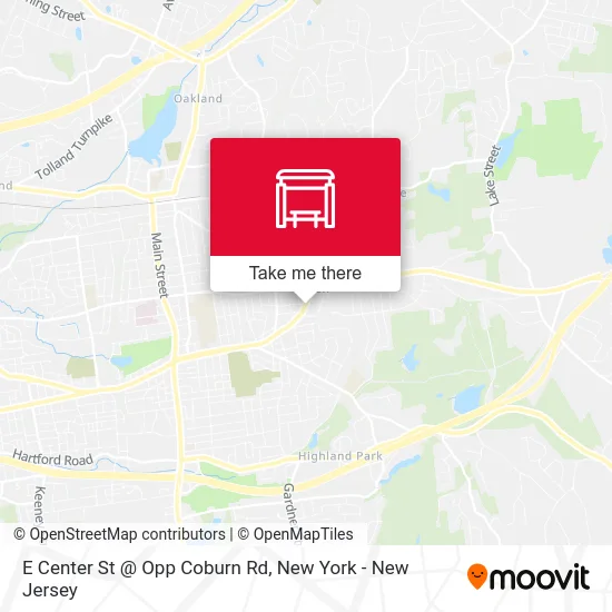 E Center St @ Opp Coburn Rd map