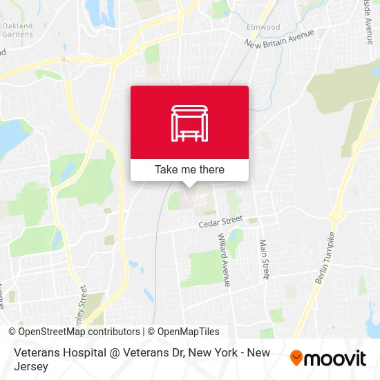 Veterans Hospital @ Veterans Dr map