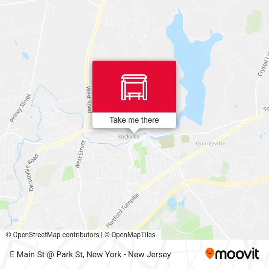 E Main St @ Park St map