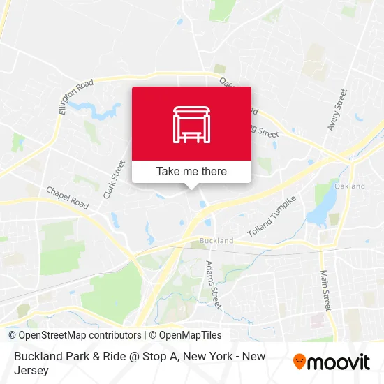 Buckland Park & Ride @ Stop A map