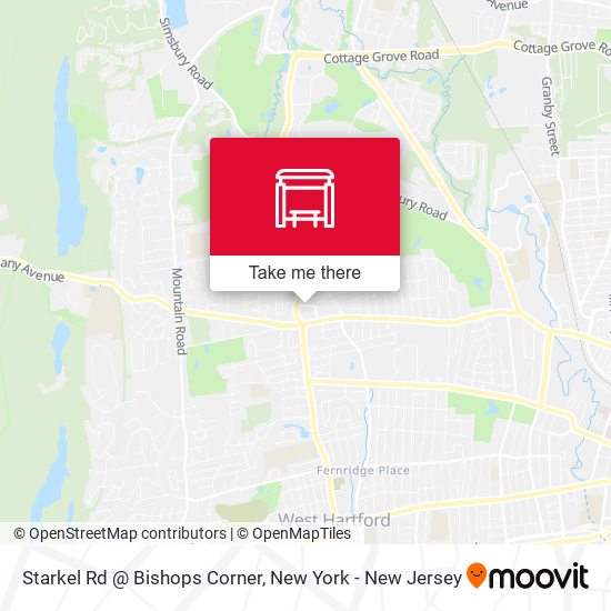 Starkel Rd @ Bishops Corner map