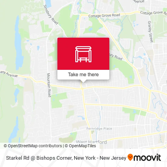 Starkel Rd @ Bishops Corner map