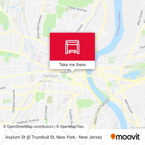 Mapa de Asylum St @ Trumbull St