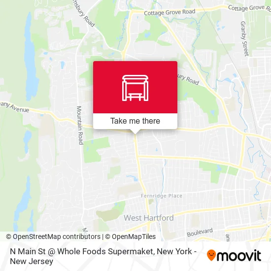 Mapa de N Main St @ Whole Foods Supermaket