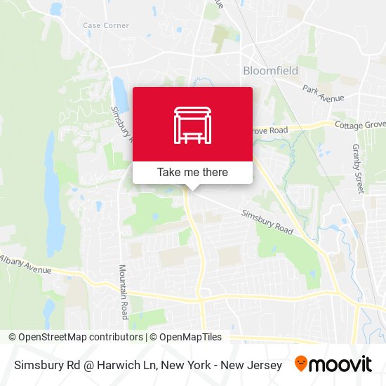 Mapa de Simsbury Rd @ Harwich Ln