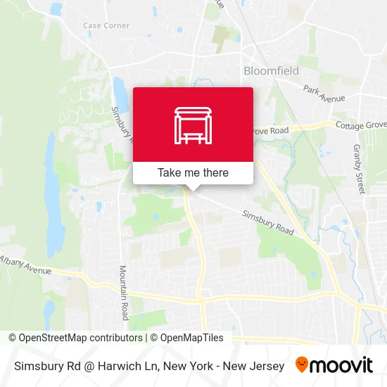 Simsbury Rd @ Harwich Ln map