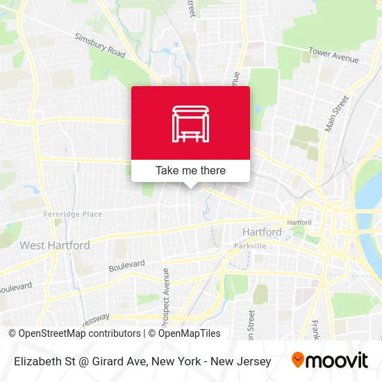 Elizabeth St @ Girard Ave map
