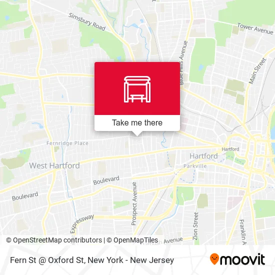 Fern St @ Oxford St map