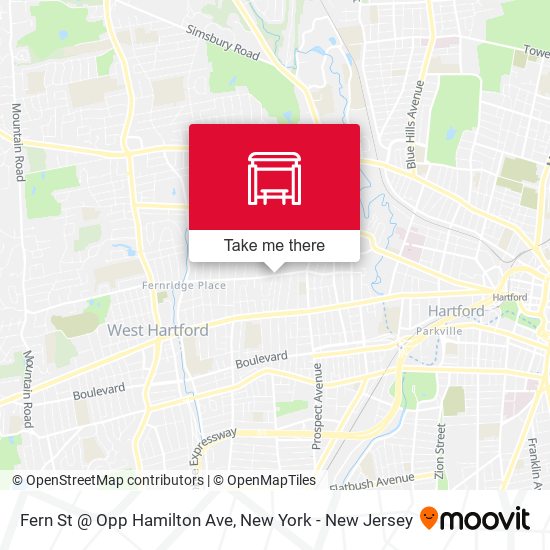 Mapa de Fern St @ Opp Hamilton Ave