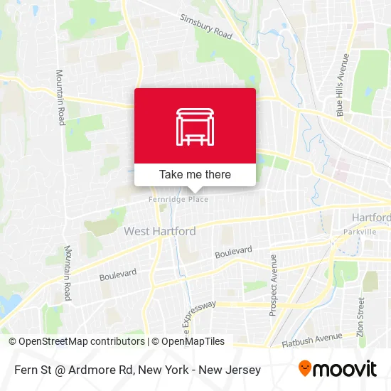 Fern St @ Ardmore Rd map