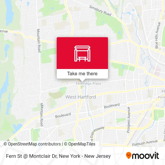 Fern St @ Montclair Dr map