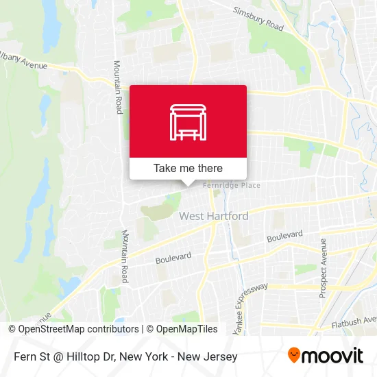 Fern St @ Hilltop Dr map