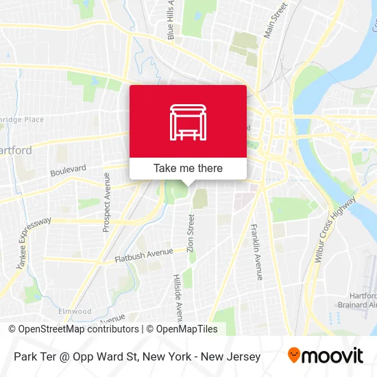 Park Ter @ Opp Ward St map