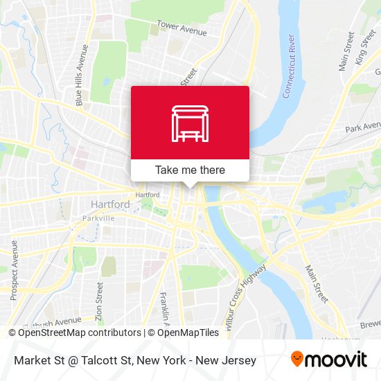 Mapa de Market St @ Talcott St