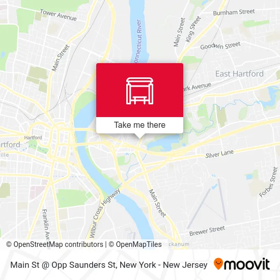 Main St @ Opp Saunders St map