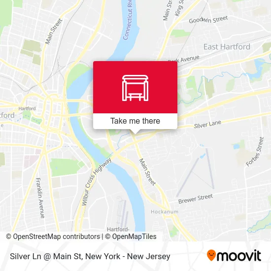 Silver Ln @ Main St map