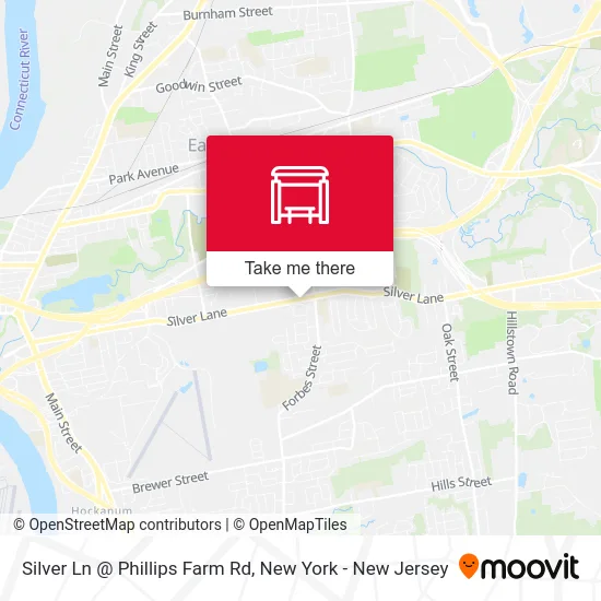 Silver Ln @ Phillips Farm Rd map