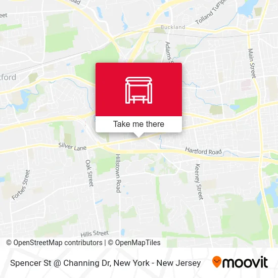 Spencer St @ Channing Dr map