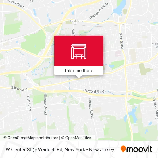 W Center St @ Waddell Rd map