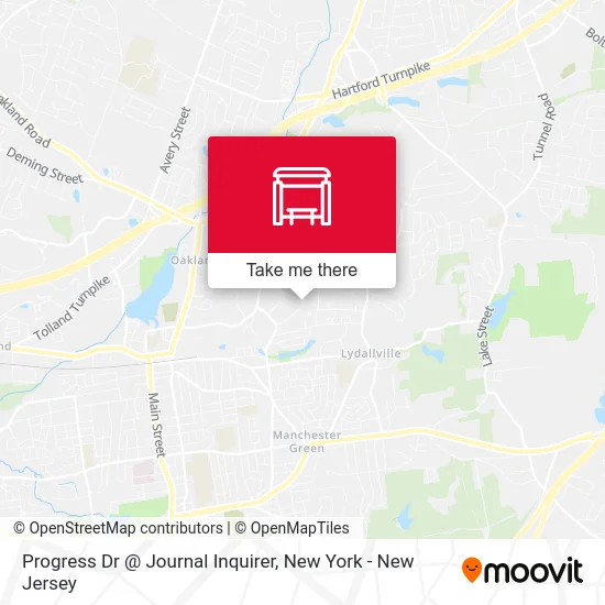 Progress Dr @ Journal Inquirer map