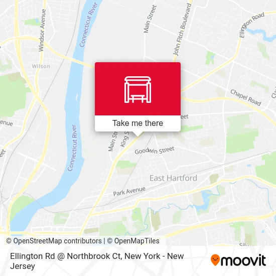 Ellington Rd @ Northbrook Ct map