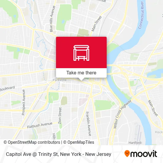 Capitol Ave @ Trinity St map