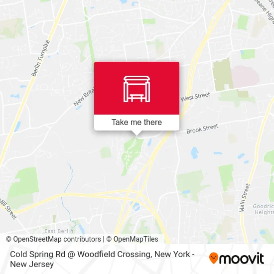 Cold Spring Rd @ Woodfield Crossing map