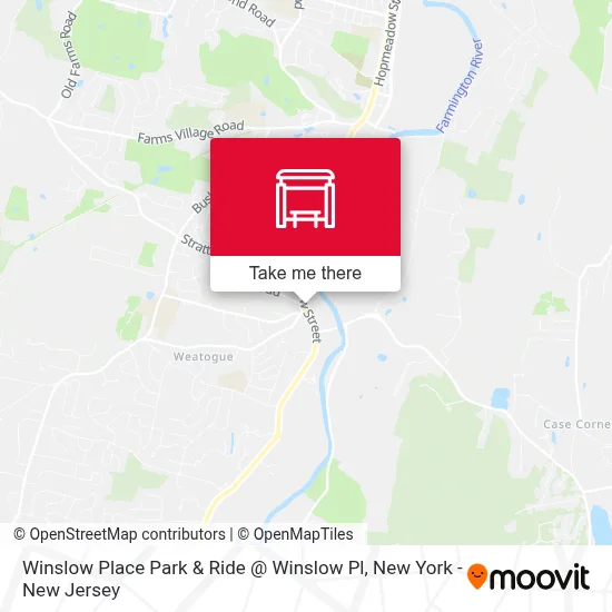 Winslow Place Park & Ride @ Winslow Pl map