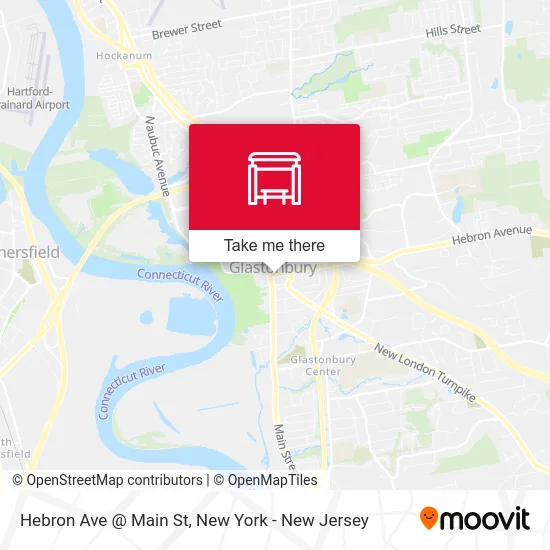 Hebron Ave @ Main St map