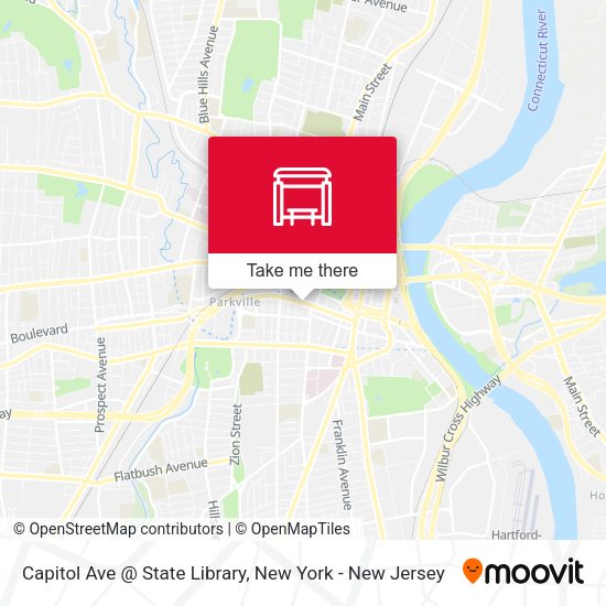Capitol Ave @ State Library map