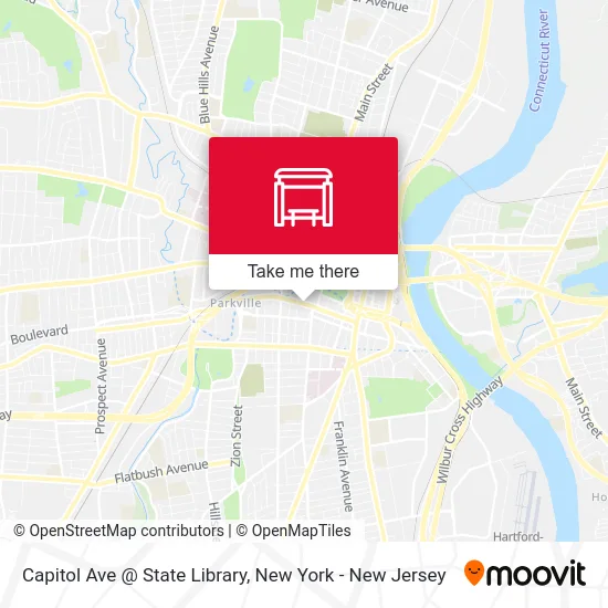 Capitol Ave @ State Library map
