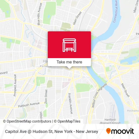 Mapa de Capitol Ave @ Hudson St