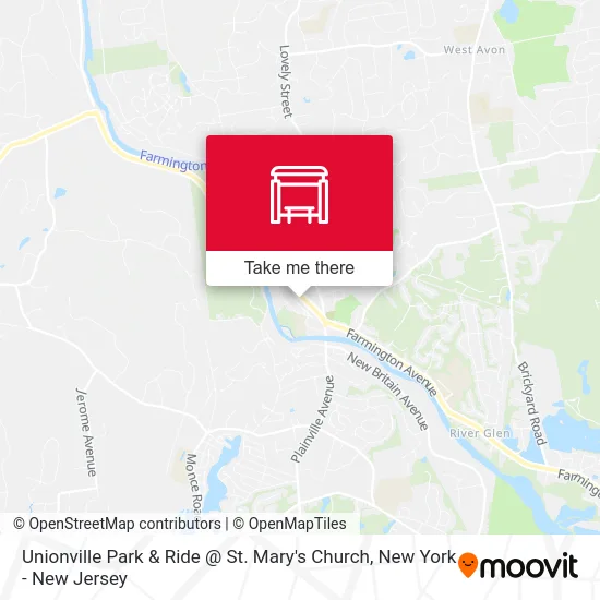 Unionville Park & Ride @ St. Mary's Church map