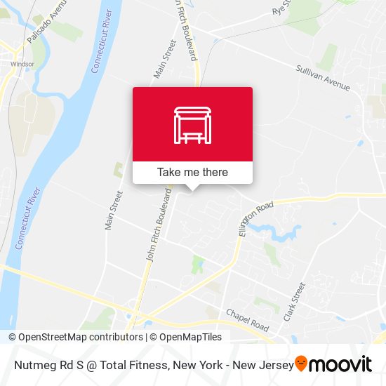 Nutmeg Rd S @ Total Fitness map