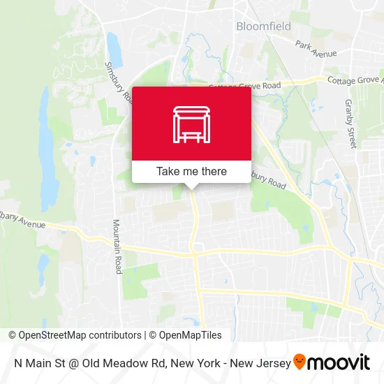 N Main St @ Old Meadow Rd map