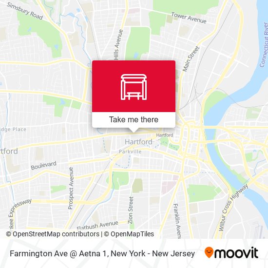 Mapa de Farmington Ave @ Aetna 1