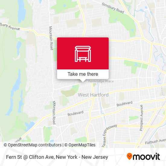 Mapa de Fern St @ Clifton Ave