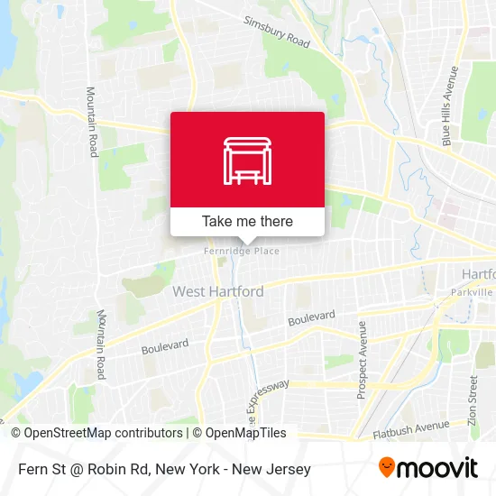 Fern St @ Robin Rd map