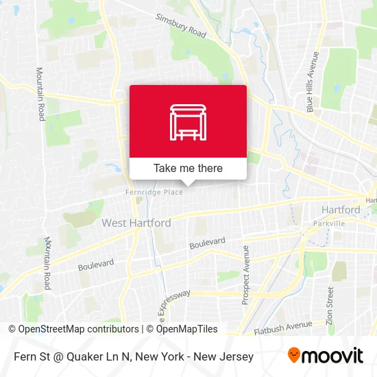 Fern St @ Quaker Ln N map