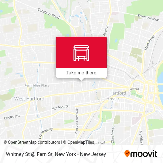 Whitney St @ Fern St map