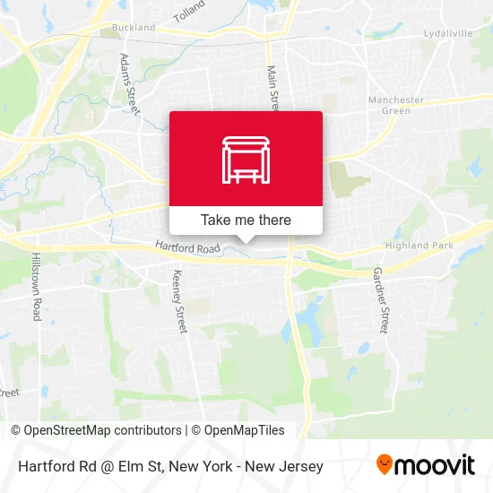 Hartford Rd @ Elm St map