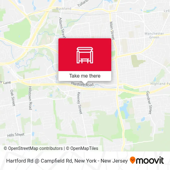 Hartford Rd @ Campfield Rd map