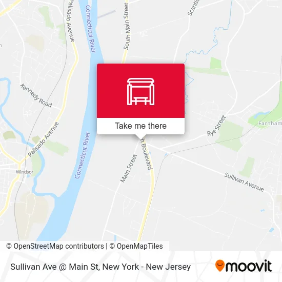 Sullivan Ave @ Main St map